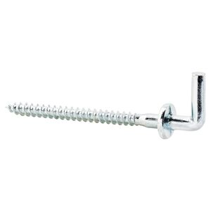 Schraubhaken silbern Ø 3,5 x 51 mm 6 Stück