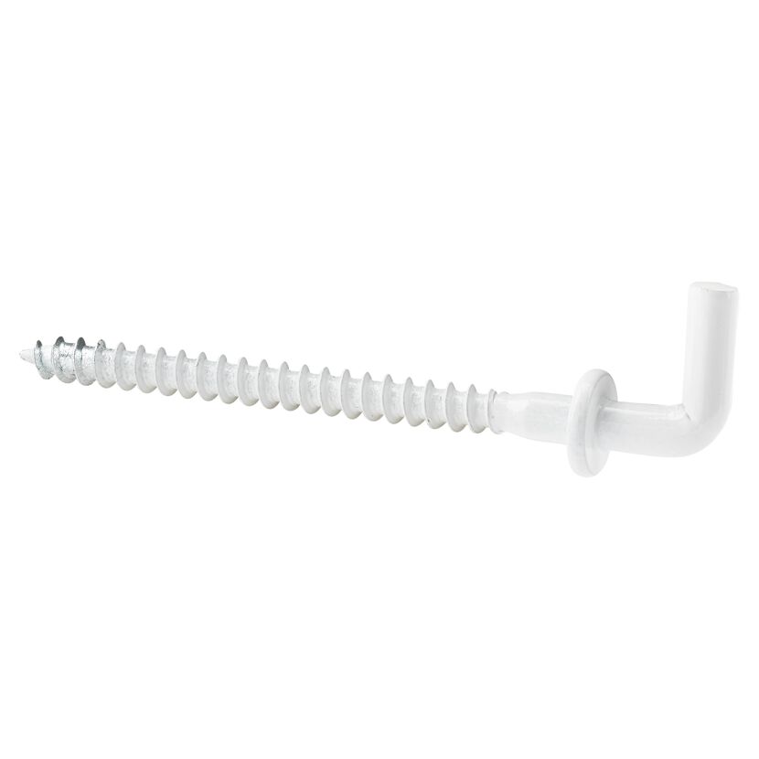 Schraubhaken Stahl kunststoffbeschichtet 4,4 x 69 mm 4 Stück
