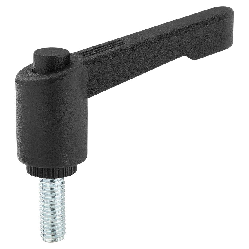 Klemmhebelschraube 'R65' Stahl verzinkt 8,0 x 40 mm