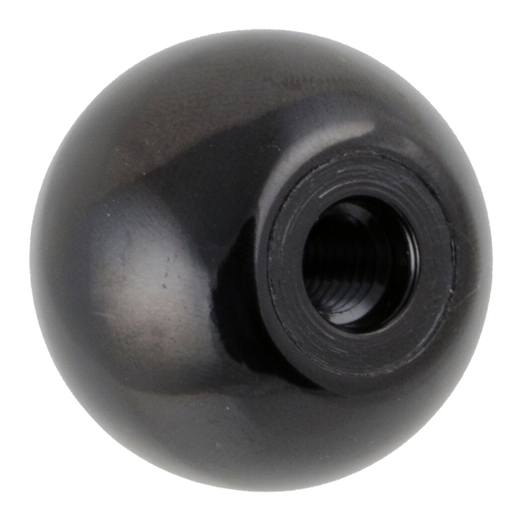 Kugelmutter M8 schwarz 32 x 29,5 mm