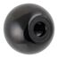 Kugelmutter M8 schwarz 32 x 29,5 mm