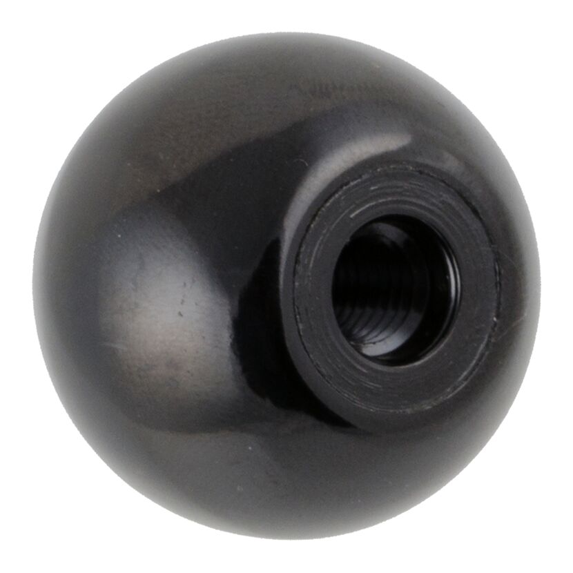 Kugelmutter M8 schwarz 32 x 29,5 mm