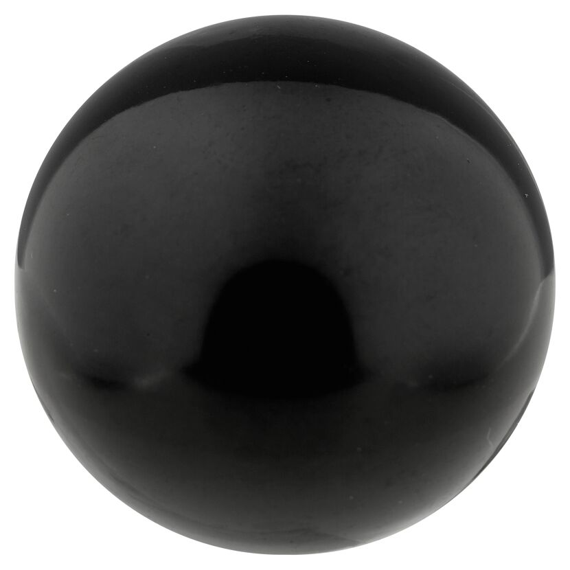 Kugelmutter M8 schwarz 32 x 29,5 mm