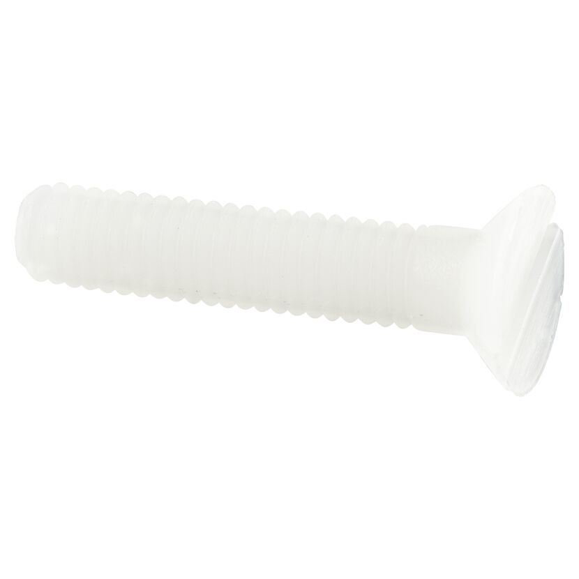 Senkkopfschraube SL Schlitz Kunststoff M4 x 20 mm 1 Stück
