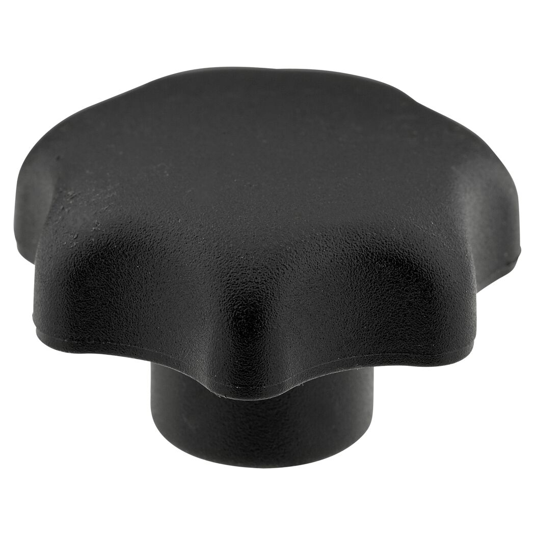 Sterngriffmutter M8 schwarz 50 x 32 mm