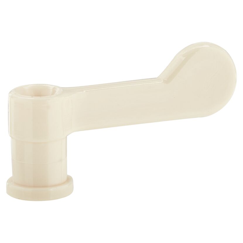 Vorreiber Kunststoff gerollt weiß 5,5 cm