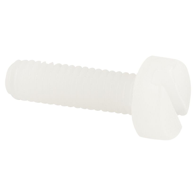 Zylinderkopfschrauben SL Schlitz Kunststoff M3 x 10 mm 1 Stück