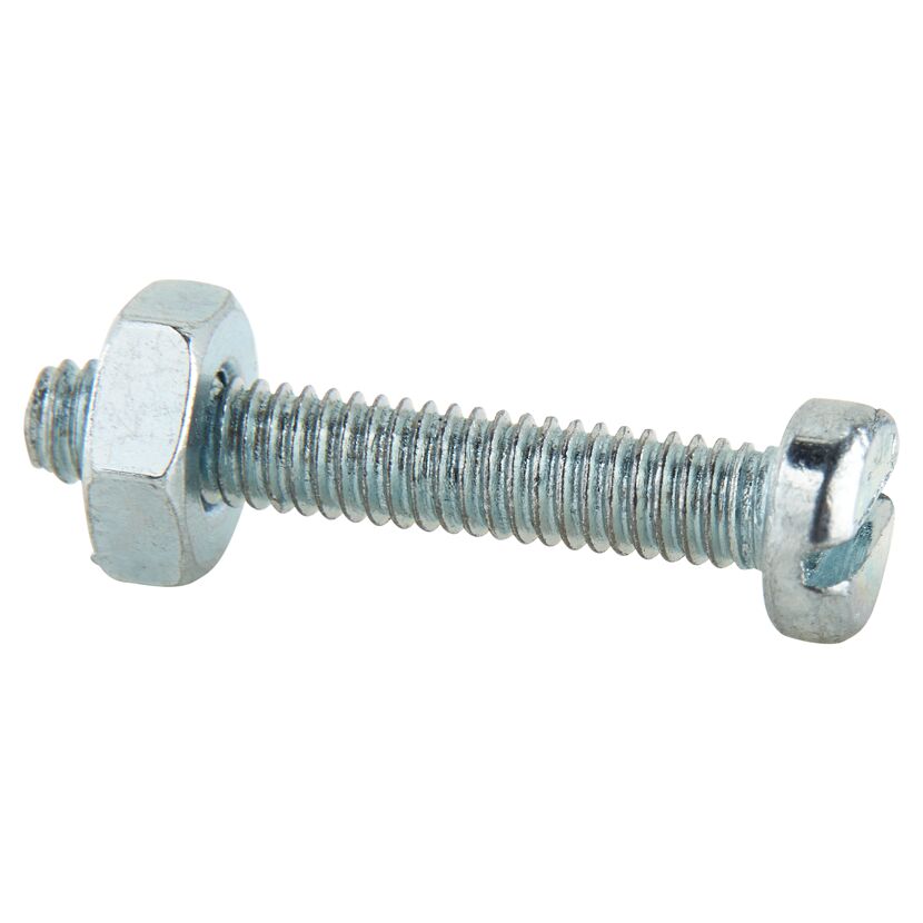 Zylinderkopfschrauben SD Schlitz Stahl M2,5 x 14 mm 20 Stück