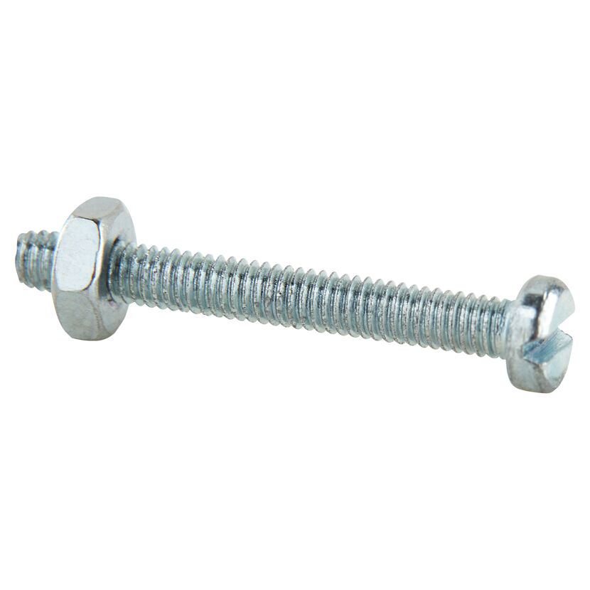 Zylinderkopfschrauben SD Schlitz Stahl M2,5 x 20 mm 20 Stück