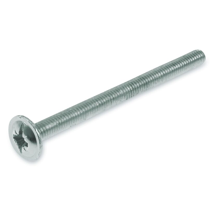 Möbelgriffschrauben PZ2 Kreuzschlitz Stahl M4 x 40 mm 6 Stück