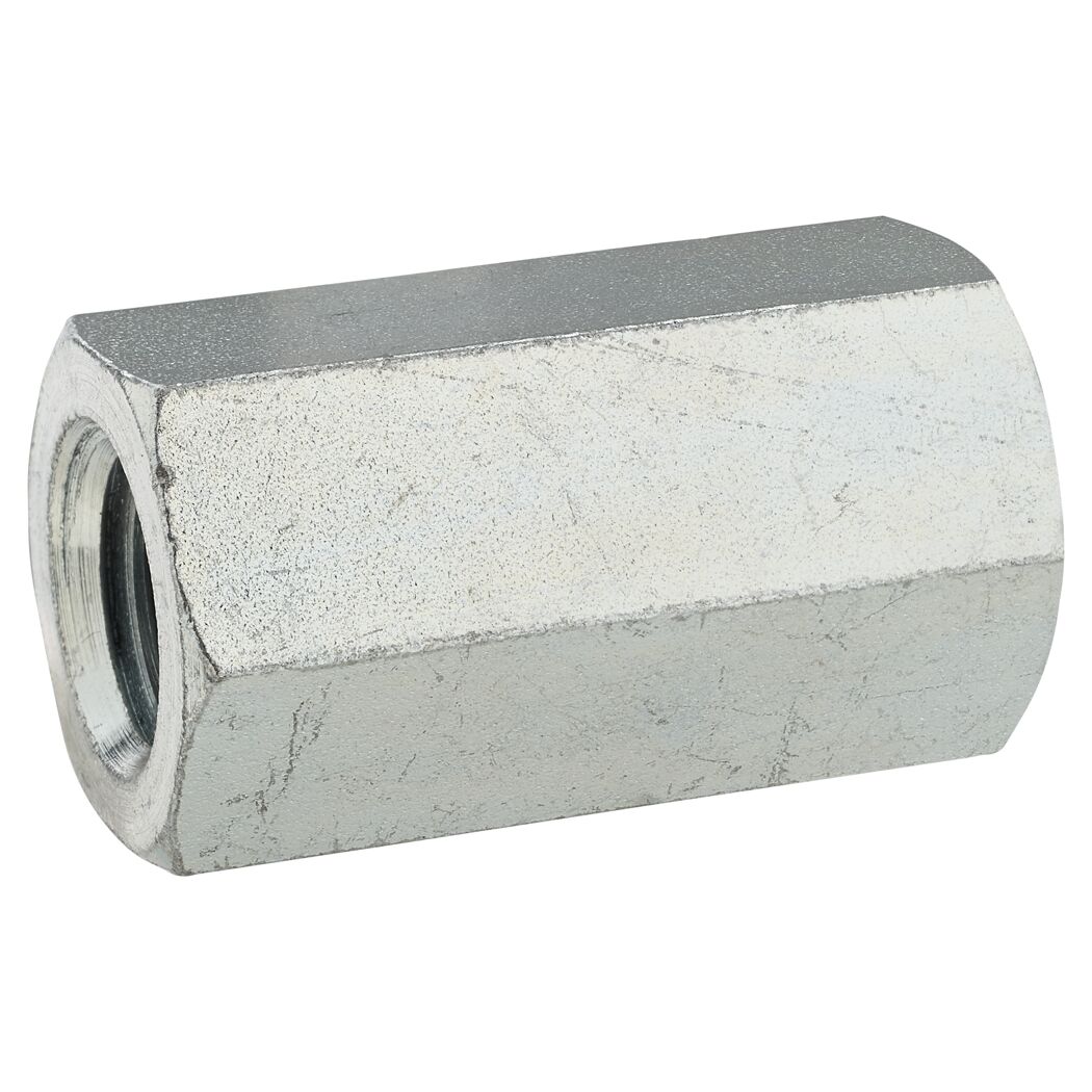 Sechskant-Verlängerungsmutter M18 x 50 mm Stahl 1 Stück