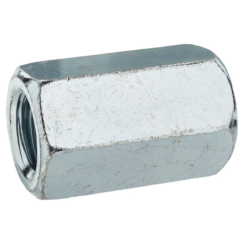 Sechskant-Verlängerungsmutter M20 x 50 mm Stahl 1 Stück