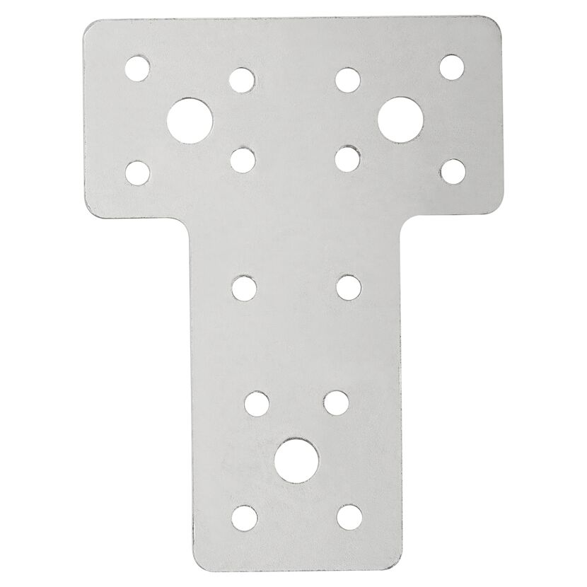 T-Flachverbinder Stahl 80 x 68 x 2 mm 1 Stück