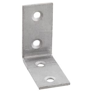 HV-Winkelverbinder Stahl magnodur-beschichtet 4 x 4 x 2 cm 12 Stück