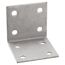 HV-Winkelverbinder Stahl magnodur-beschichtet 4 x 4 x 4 cm 12 Stück