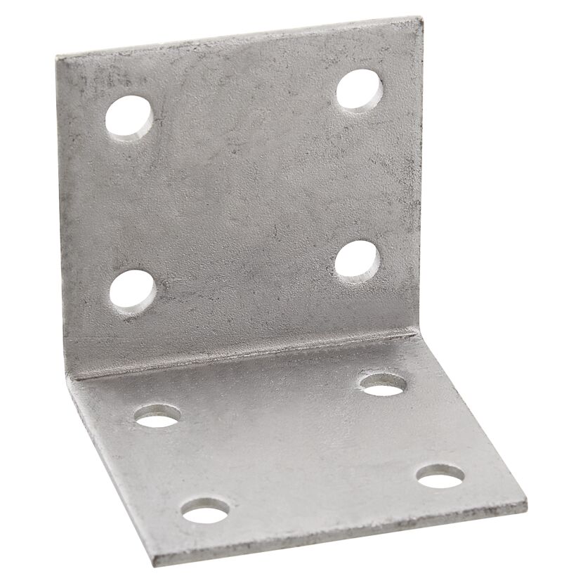HV-Winkelverbinder Stahl magnodur-beschichtet 4 x 4 x 4 cm 12 Stück