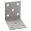 HV-Winkelverbinder Stahl magnodur-beschichtet 5 x 5 x 4 cm 12 Stück