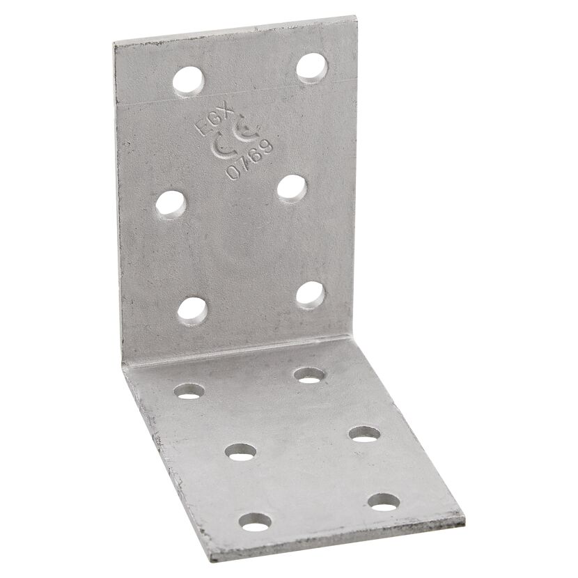 HV-Winkelverbinder Stahl magnodur-beschichtet 6 x 6 x 4 cm 6 Stück