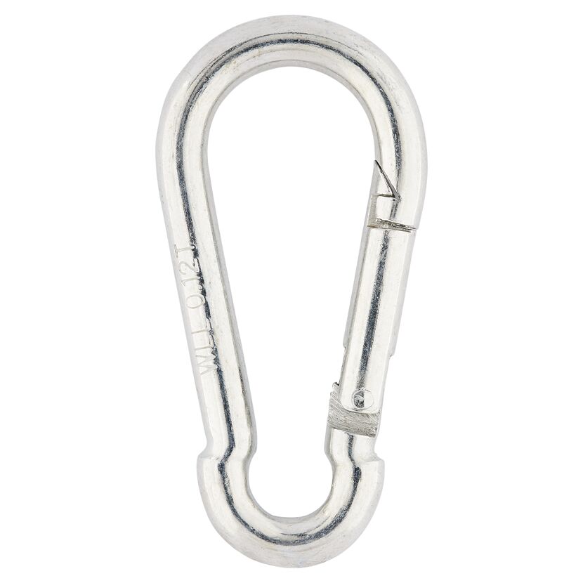 Karabinerhaken Ø 6 x 60 mm Stahl verzinkt