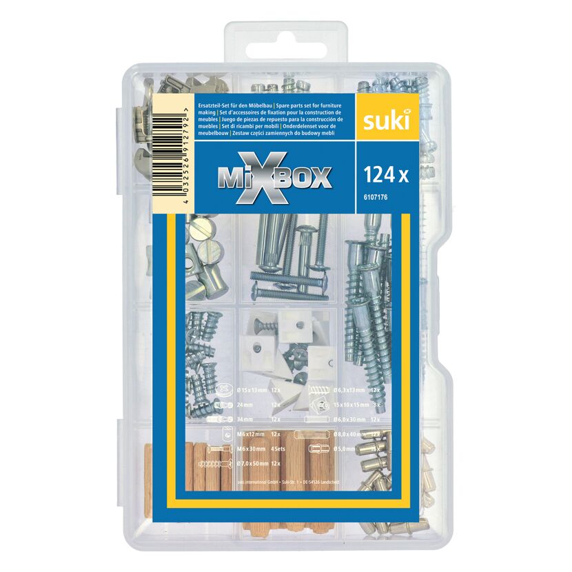 Suki MiX Box 124x Möbelbeschläge Set