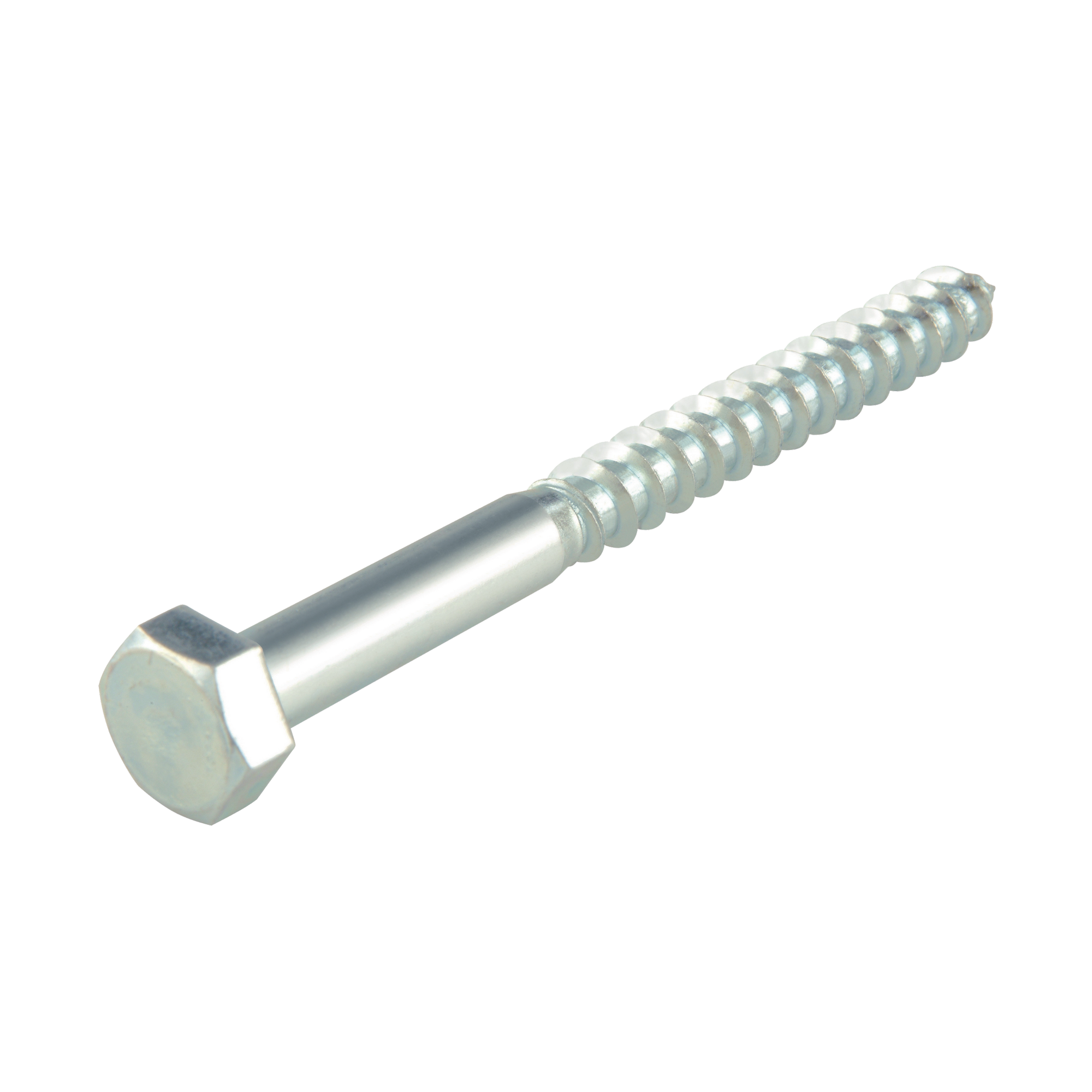 Schlüsselschrauben Stahl verzinkt Ø 10 x 70 mm TG DIN 571 4.8, 25 Stück + product picture