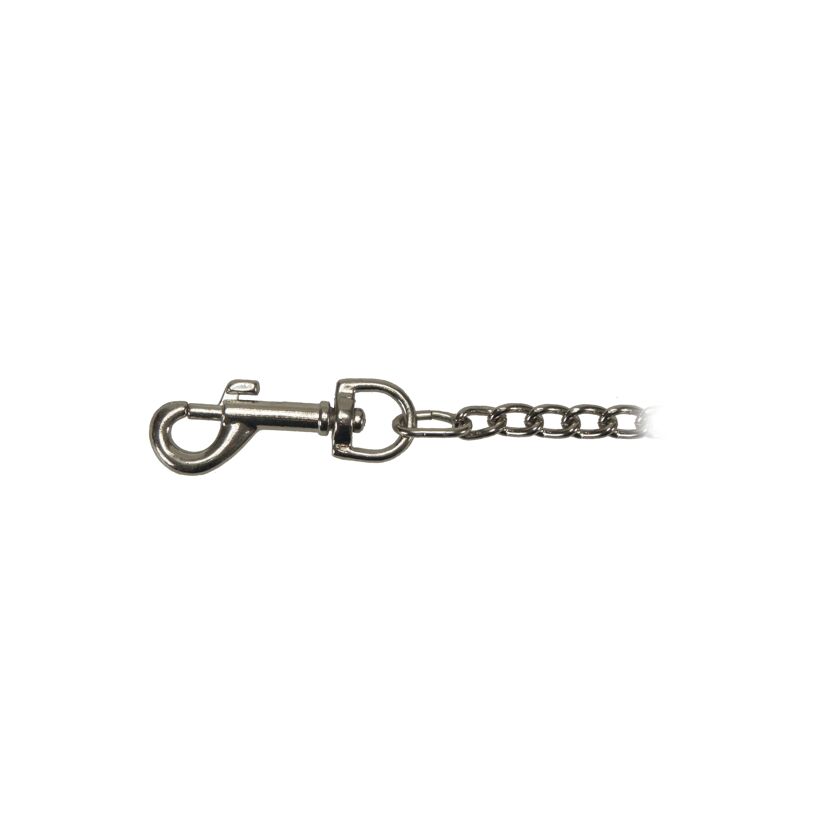 Taschenkette mit Karabiner vernickelt