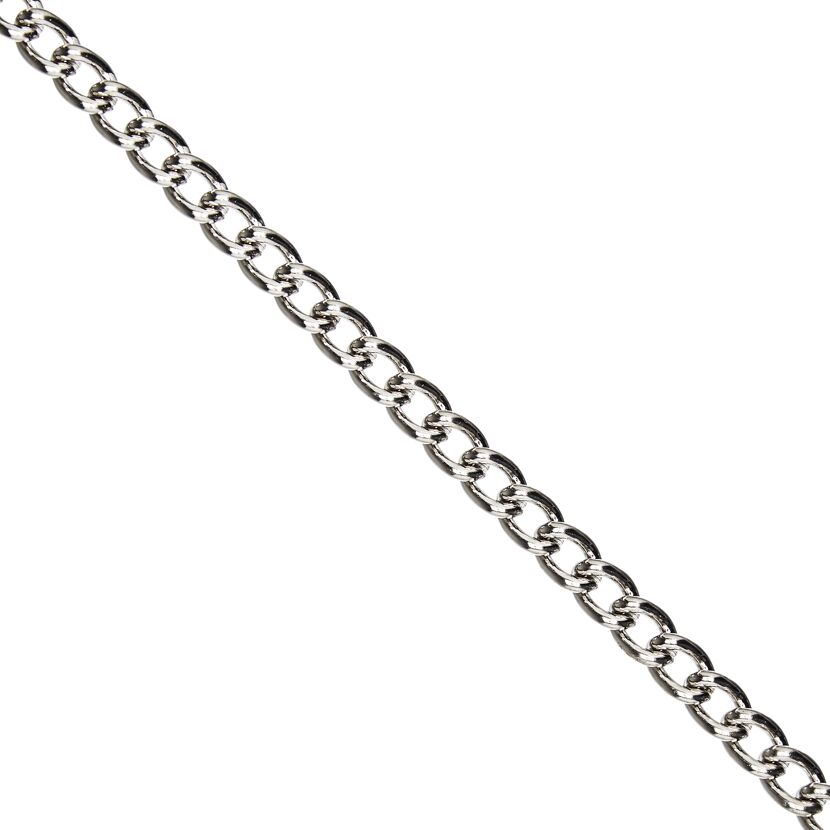 Gourmettekette Ø 2,5mm Stahl vernickelt