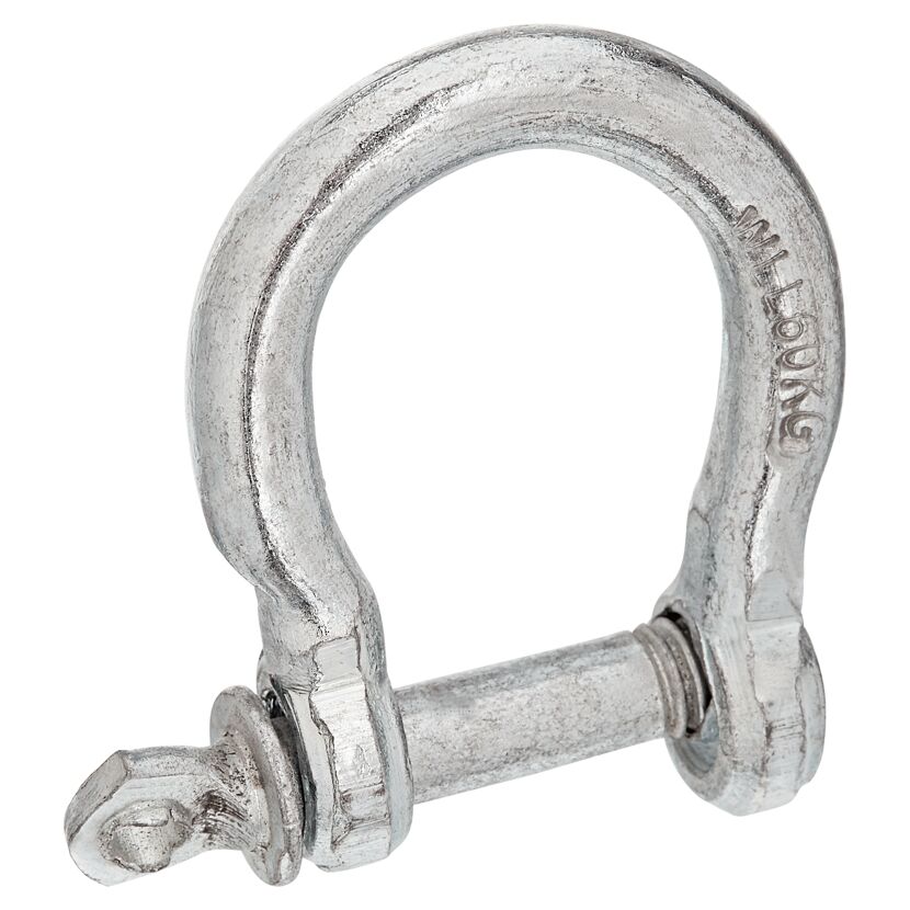 Schäkel 6mm geschweift 2 Stück verzinkt