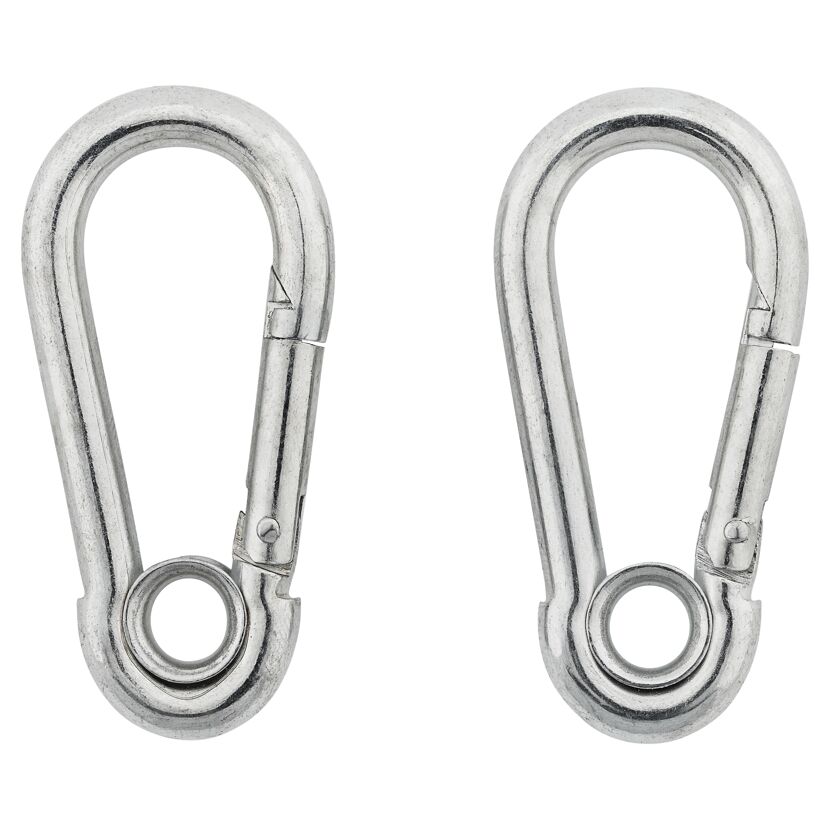 Karabiner Stahl verzinkt Ø 6 x 60 mm