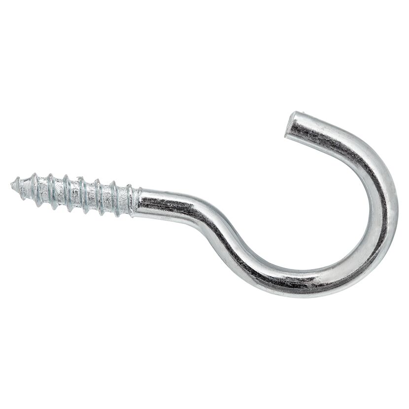 Wäscheleinehaken Ø 4,8 x 65 mm silbern 2 Stück
