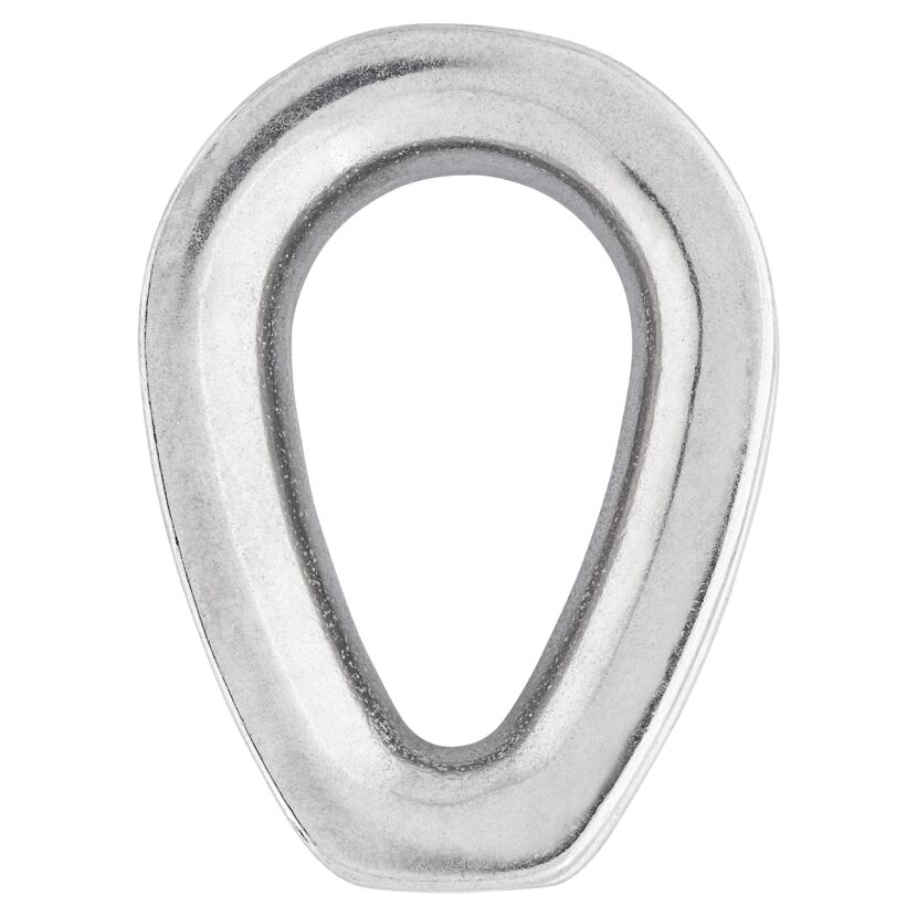 Kausche extra schwer Edelstahl A2 Ø 6 mm