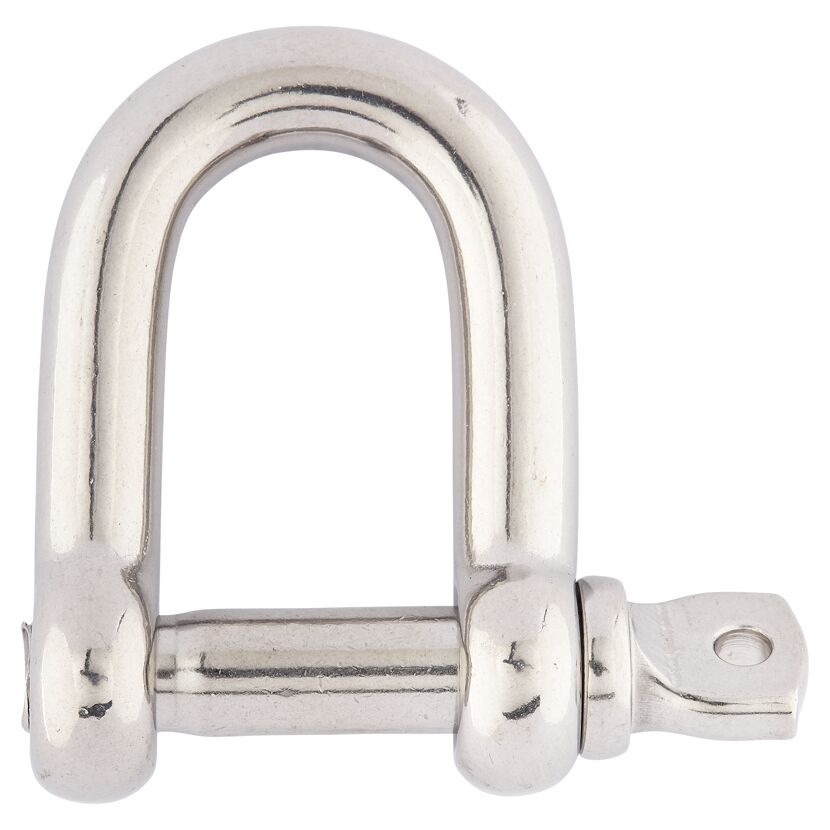 Schäkel rund/kurz Edelstahl A4 Ø 10 mm