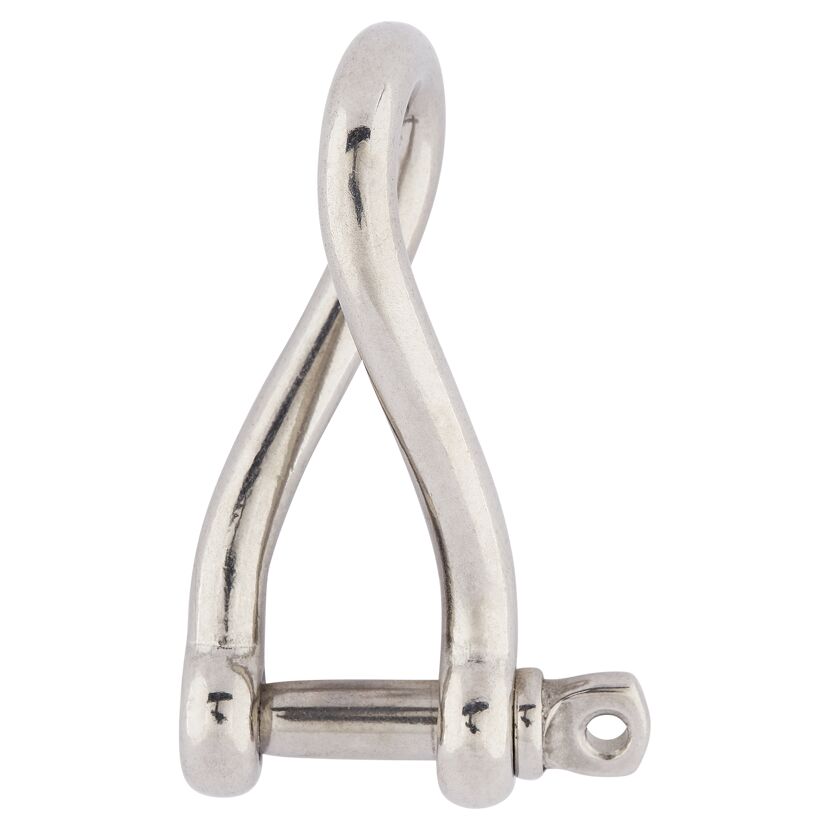 Schäkel rund/gedreht Edelstahl A4 Ø 6 mm