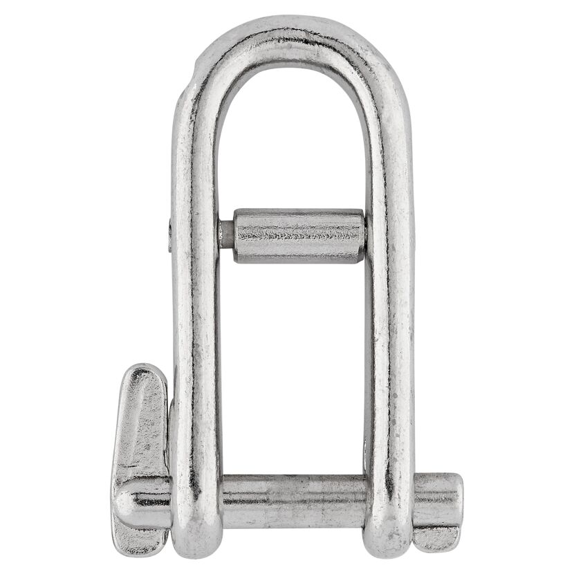 Schlüsselschäkel rund Steg Edelstahl A4 Ø 6 mm