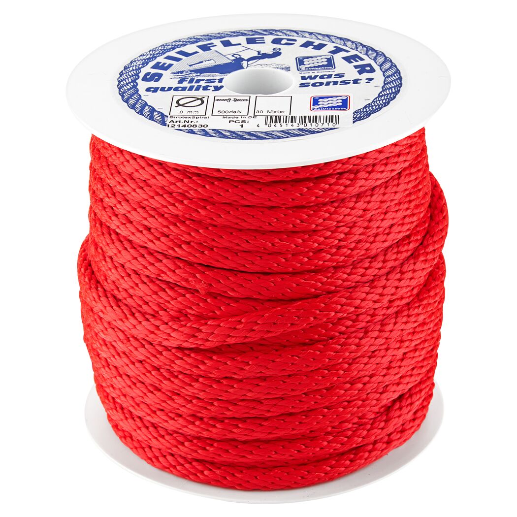 Allzweckseil Polypropylen rot 8 mm