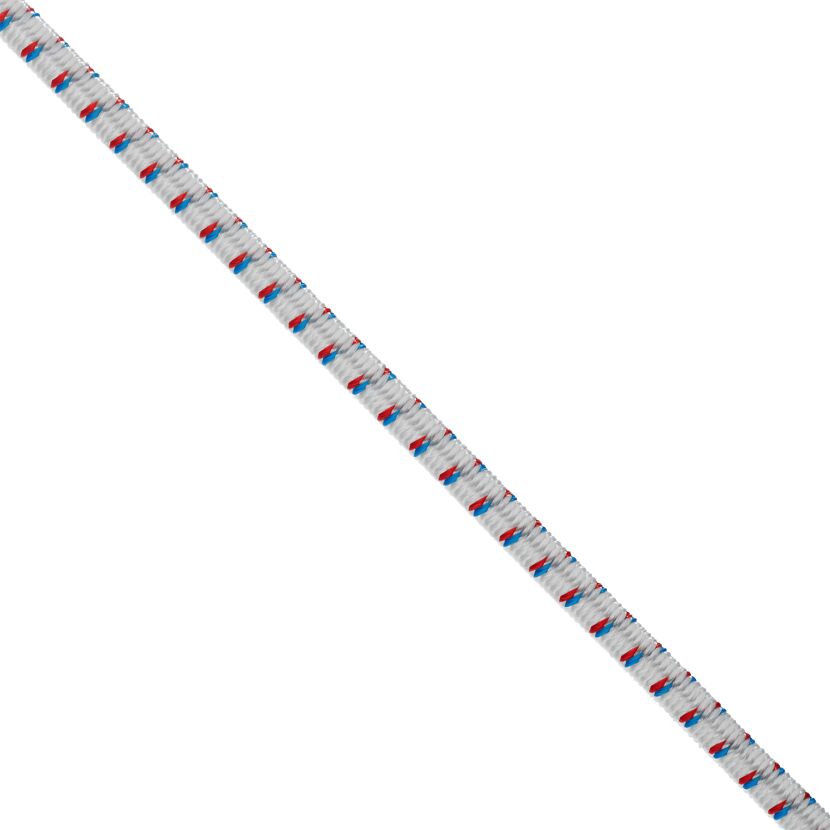 Gummiseil hochelastisch weiß Meterware Ø 4 mm