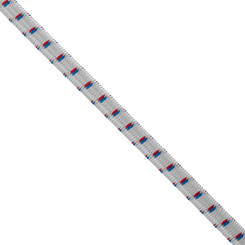 Gummiseil hochelastisch weiß Meterware Ø 5 mm