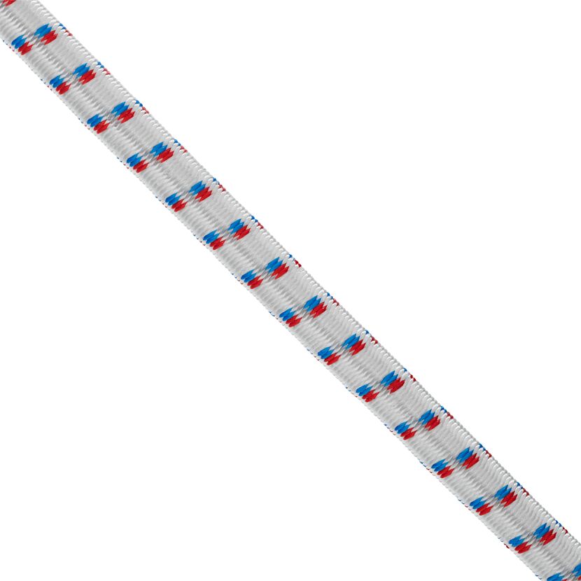 Gummiseil hochelastisch weiß Meterware Ø 8 mm
