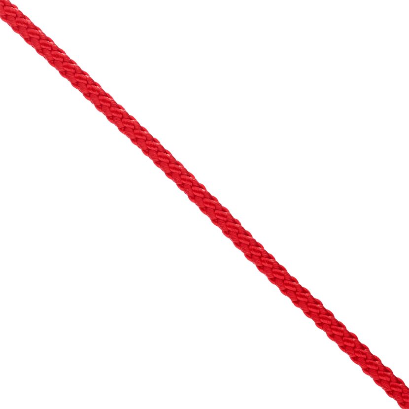 Wellenreiterleine geflochten rot Ø 4 mm