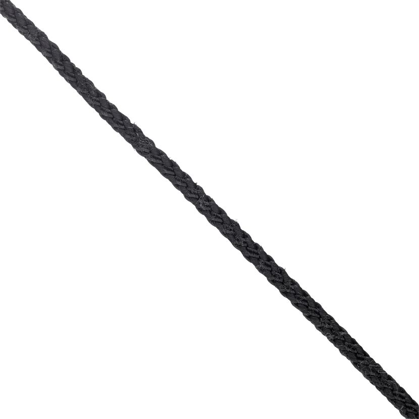 Wellenreiterleine geflochten schwarz Ø 4 mm