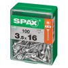 Universalschraube T-Star plus T15 Stahl 3,5 x 16 mm 100 Stück