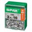Universalschraube T-Star plus T15 Stahl 3,5 x 16 mm 100 Stück