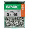Universalschraube T-Star plus T15 Stahl 3,5 x 16 mm 100 Stück