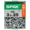 Senkkopfschrauben 'T-Star Plus' verzinkt Ø 3,5 x 25 mm 100 Stück