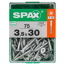 Senkkopfschrauben T-Star 75 Stück Ø 3,5 mm 30 mm