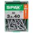 Senkkopfschrauben T-Star Ø 3,5 mm 40 mm 50 Stück