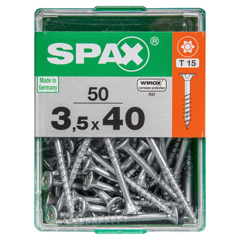 Senkkopfschrauben T-Star Ø 3,5 mm 40 mm 50 Stück