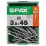 Universalschrauben T-Star plus T15 Stahl 3,5 x 45 mm 50 Stück