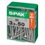 Universalschrauben T-Star plus T15 Stahl 3,5 x 50 mm 50 Stück