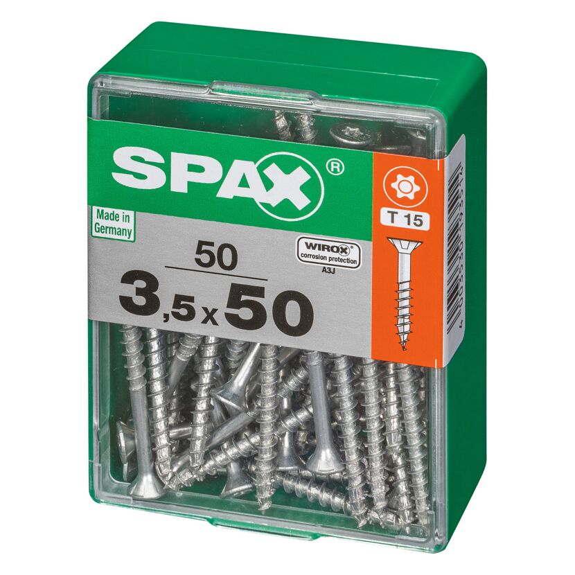 Universalschrauben T-Star plus T15 Stahl 3,5 x 50 mm 50 Stück